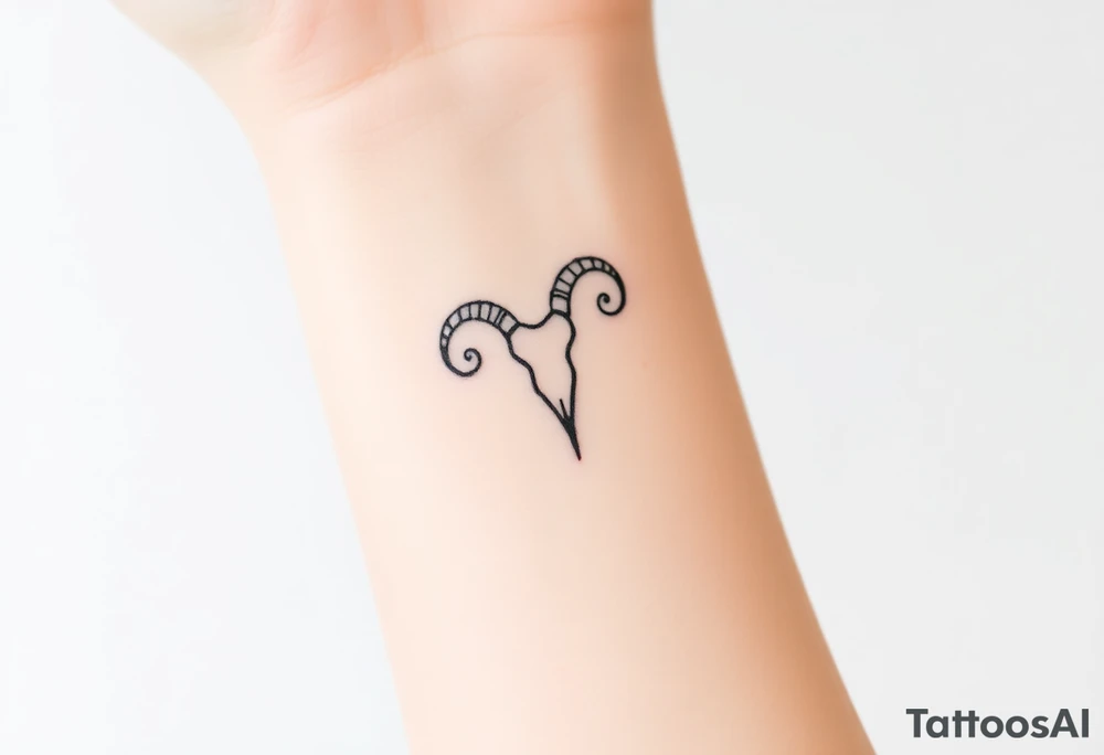Aries tattoo tattoo idea