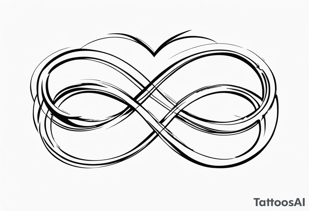 infinity love tattoo idea