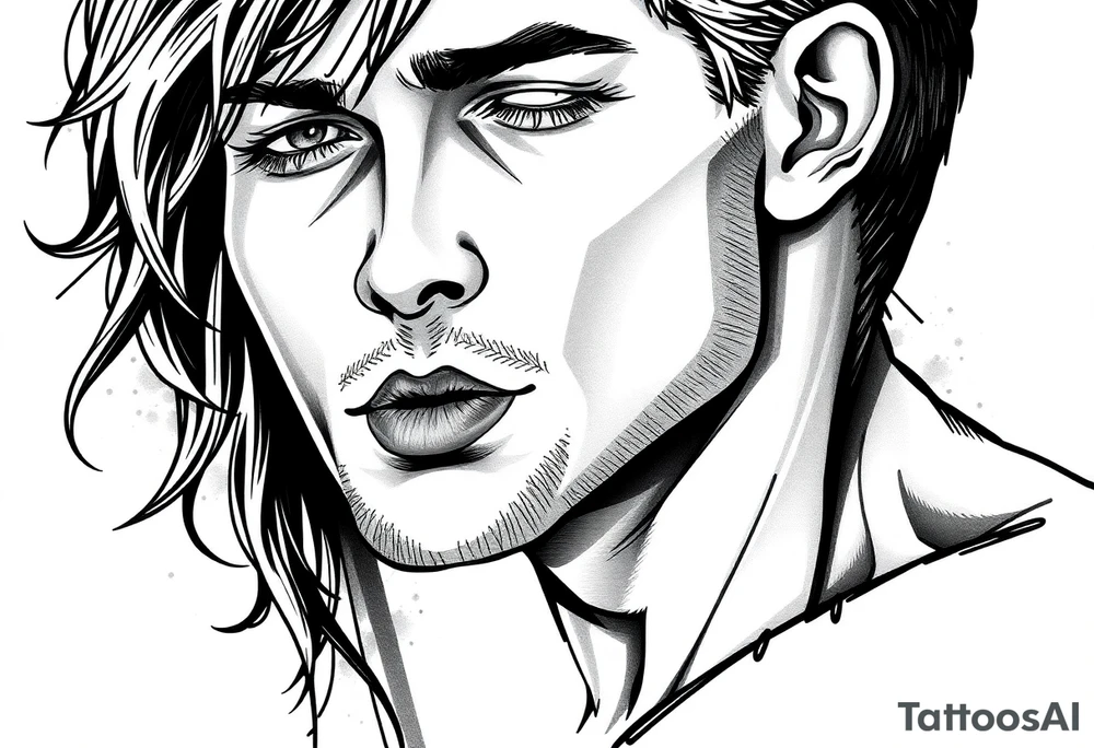 Lust,sexy men tattoo idea