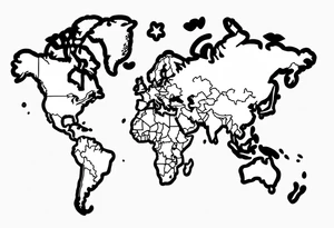 Original, España, Ecuador y Venezuela tattoo idea