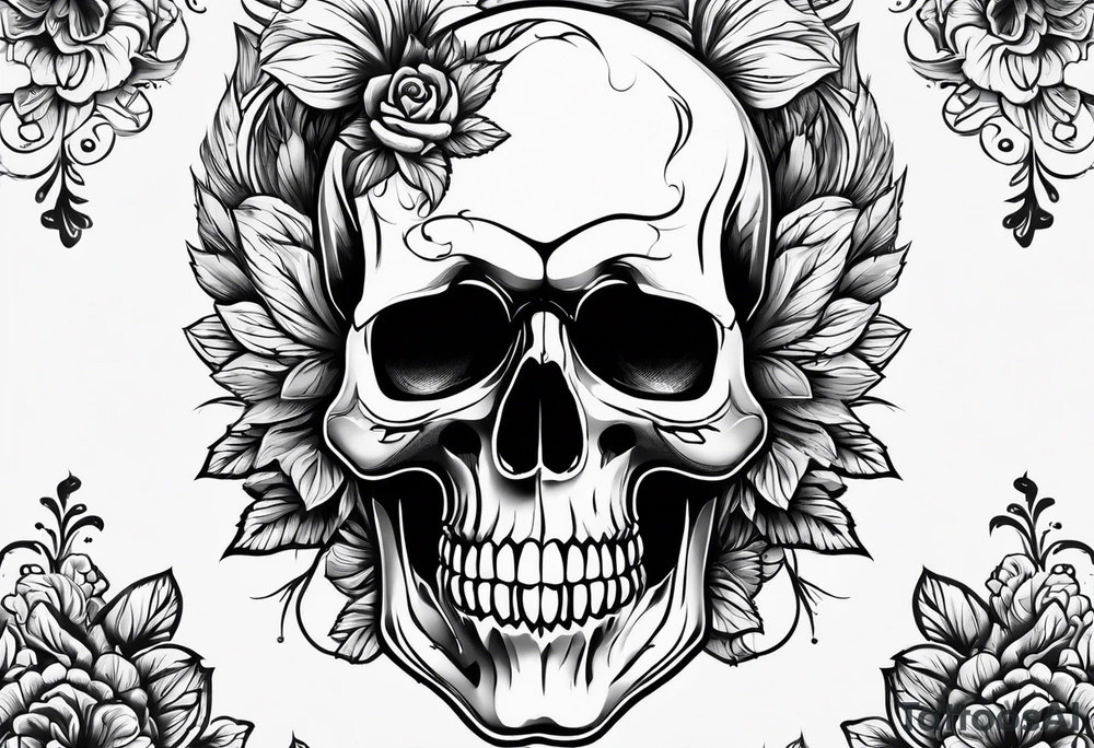 skull tattoo idea