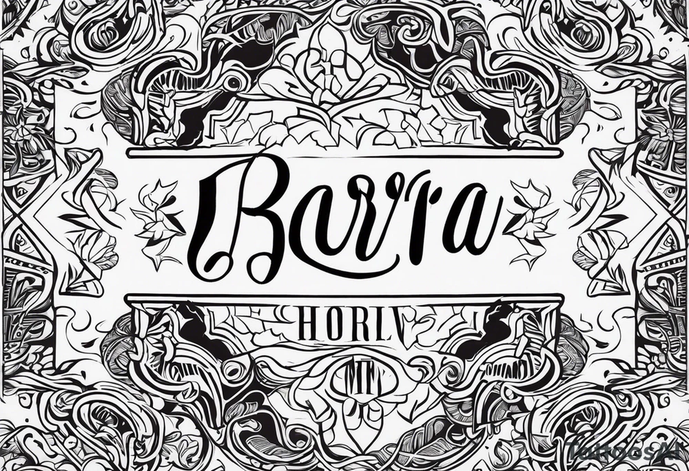 I Barra tattoo idea