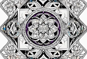 sacred geometry tattoo idea