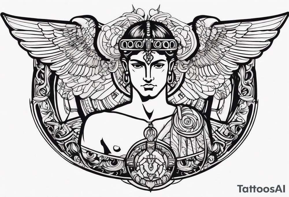 God 
Hermes tattoo tattoo idea