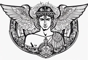 God 
Hermes tattoo tattoo idea