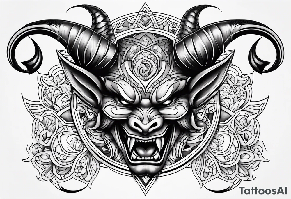 devil tattoo chicano tattoo idea