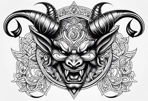 devil tattoo chicano tattoo idea