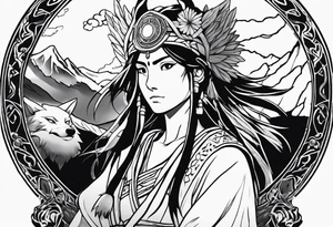 Princess momonoke tattoo idea
