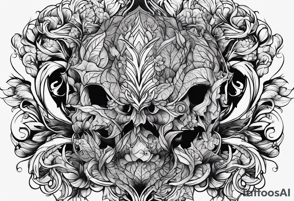human veins tattoo idea