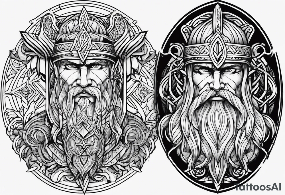 viking style tattoo for sleeve tattoo idea