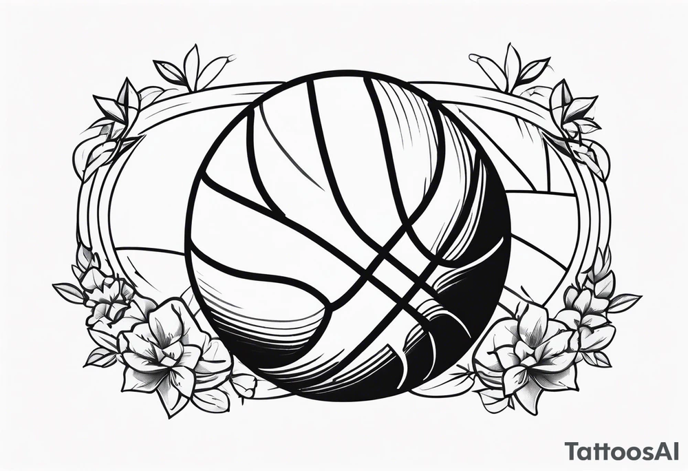 basketball tattoo idea