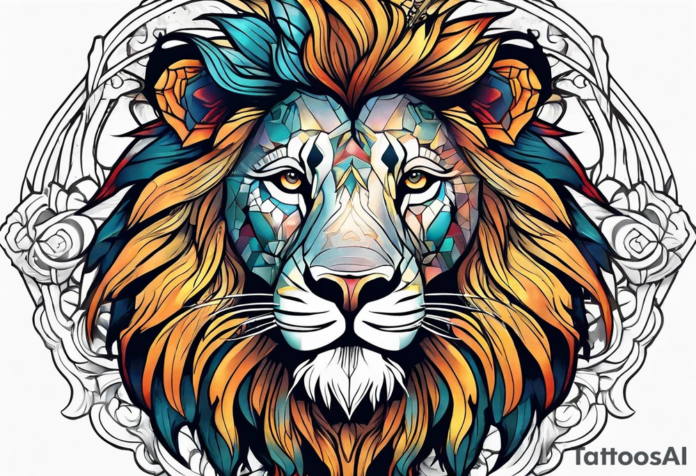 Lion tattoo idea