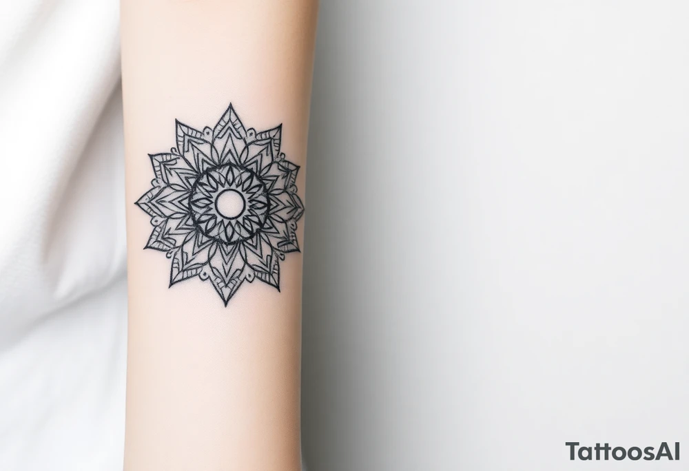 intricate mandala with sacred geometry and cosmic elements tattoo idea intricate mandala with sacred geometry and cosmic elements tattoo idea
