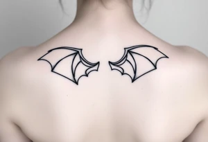 Dragon wings tattoo idea