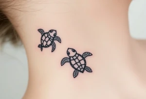 turtles from nemo tattoo idea