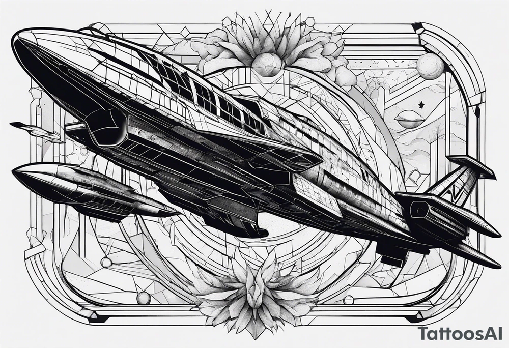 Full right leg, space themed, dark tattoo idea