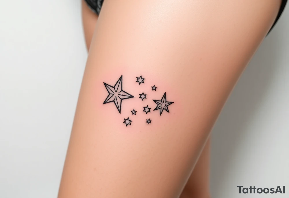 Stars tattoo idea