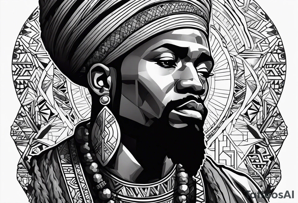 African Moses tattoo idea