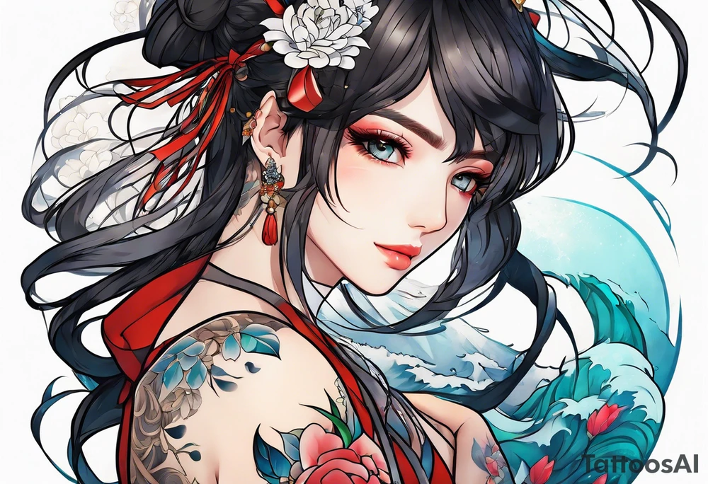 anime tattoo tattoo idea