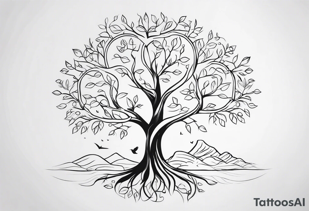 Family tree tattoo idea