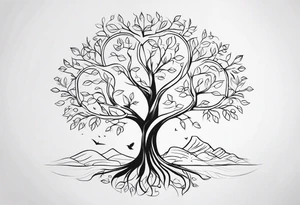 Family tree tattoo idea