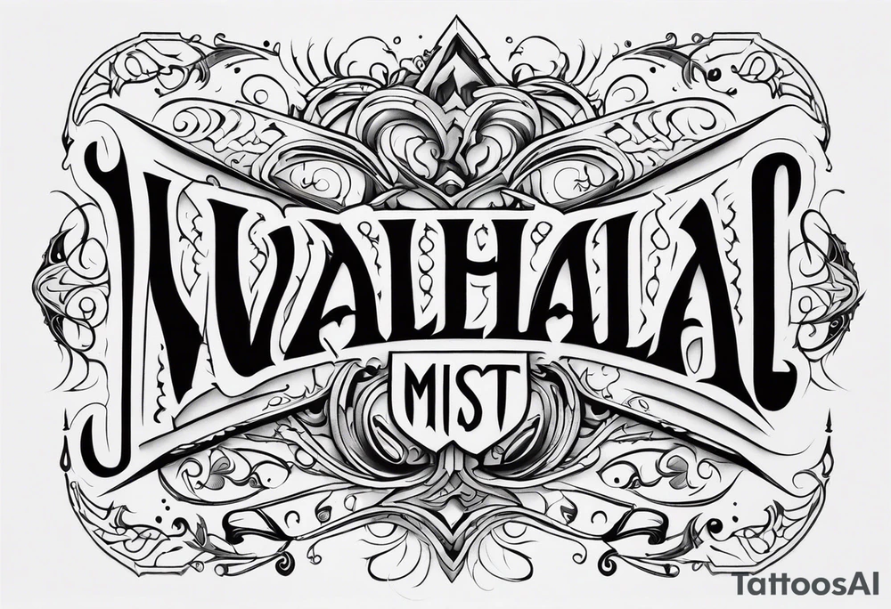 Valhalla mist tattoo idea