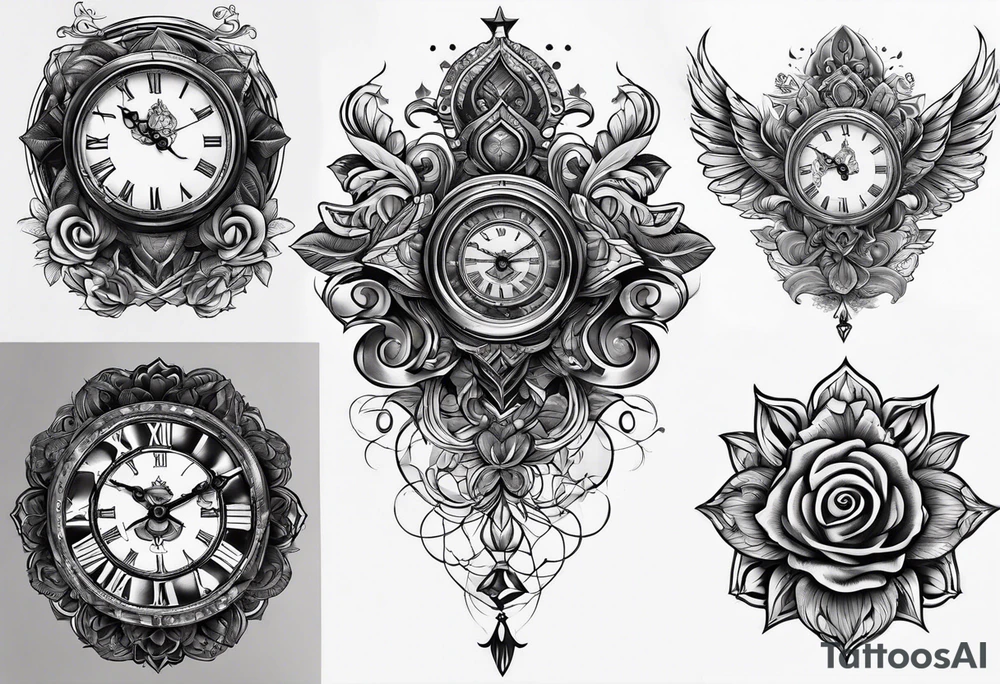 Tattoo which represent the flow of time tattoo idea