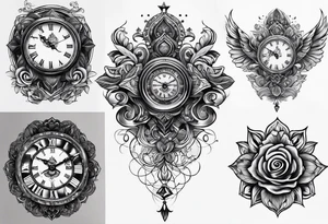 Tattoo which represent the flow of time tattoo idea