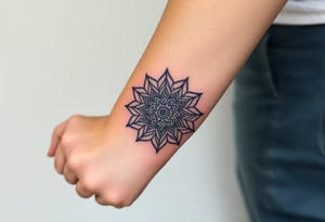 flower of life 3rd eye dmt inspired tattoo tattoo idea
