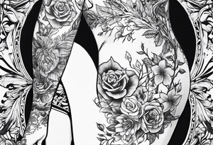 Girl taking shirt off but her stomach is a skeleton tattoo idea
