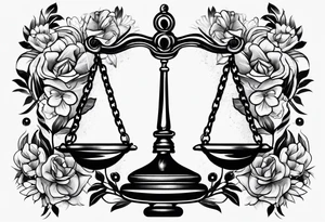 Libra wrist tattoo tattoo idea