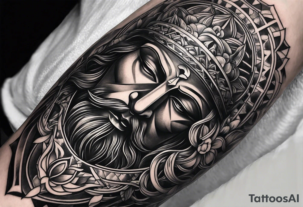 the word saint forearm tattoo tattoo idea