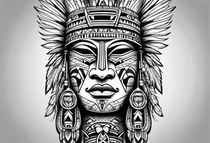 Totem pole Cherokee tattoo idea