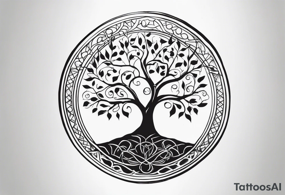 Mother, tree of life tattoo idea