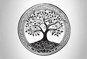 Mother, tree of life tattoo idea