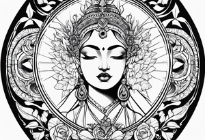 God is love tattoo idea