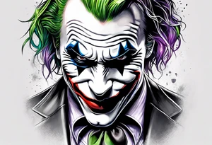 a joker tattoo idea