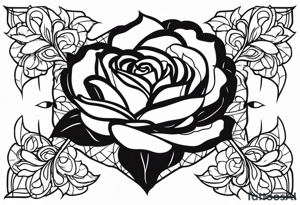 rose tattoo idea