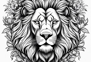 Family of lions tattoo idea