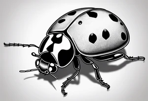lady bug tattoo idea