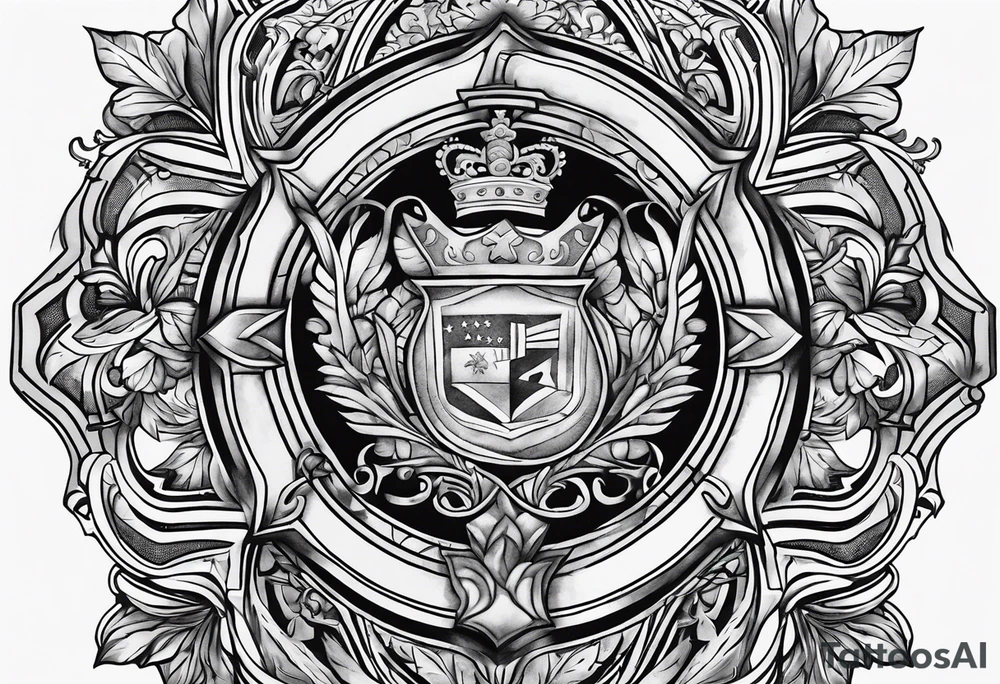escudo espartano tattoo idea