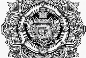 escudo espartano tattoo idea