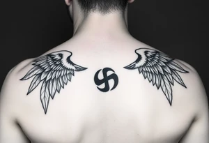 generate tattoos that are exactly similar to nazi prison gang ones, no imperfections and PNG format tattoo idea