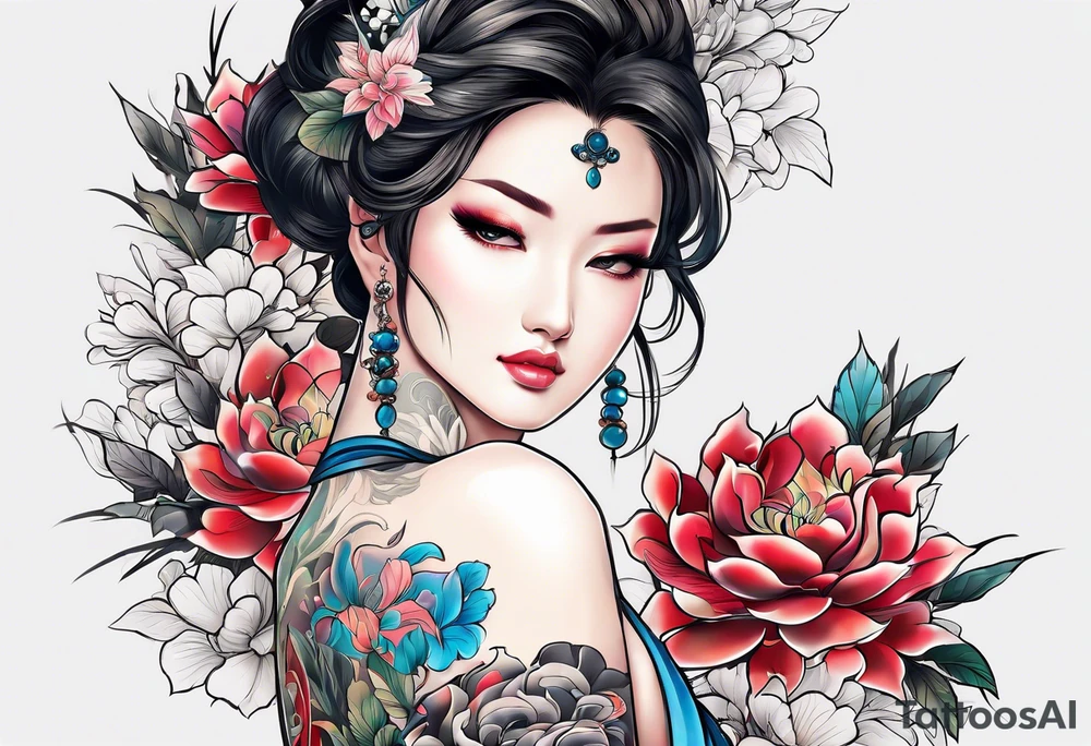 Шаринган tattoo idea