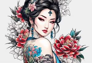 Шаринган tattoo idea