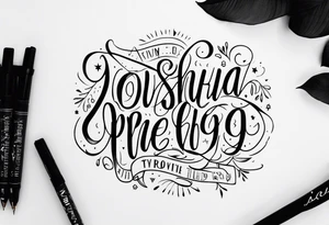 Joshua 1:9 tattoo idea