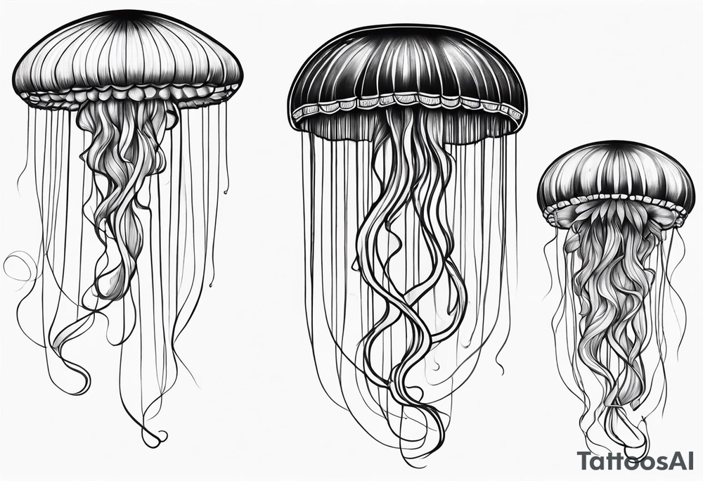 jellyfish small tattoo idea