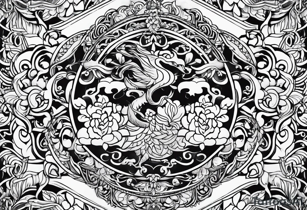 Traditional Vietnamese tattoo idea