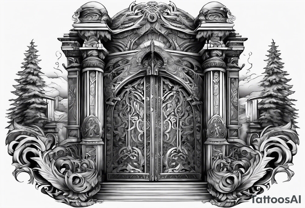 Valhalla gates tattoo idea