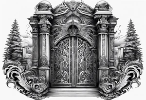 Valhalla gates tattoo idea